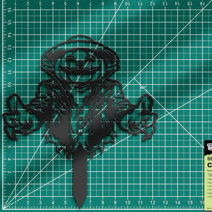 Halloween Scarecrow Metal Yard Stake, Outdoor Decoration, Garden sign, Porch Decor. Holiday Gifts