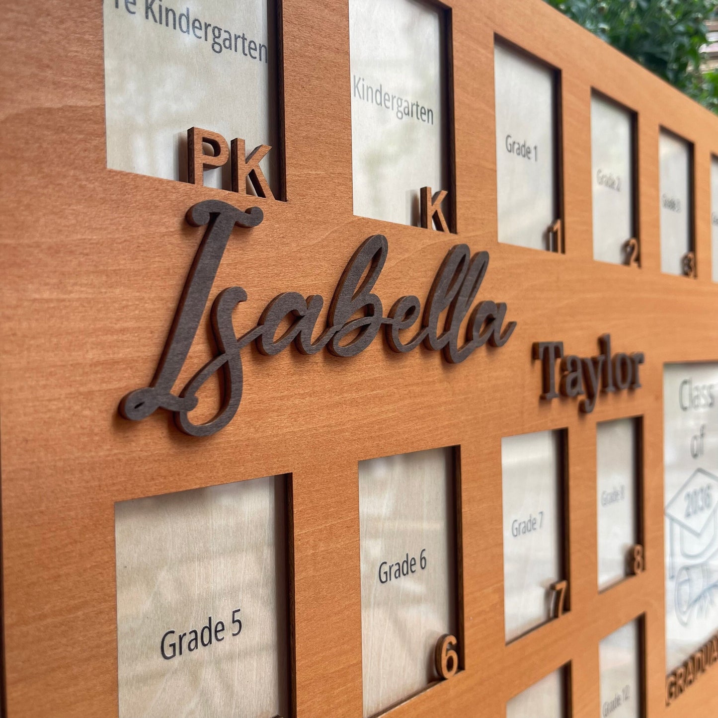 Personalized School Photo Frame: Pre-K to Graduation, Senior Picture Gift