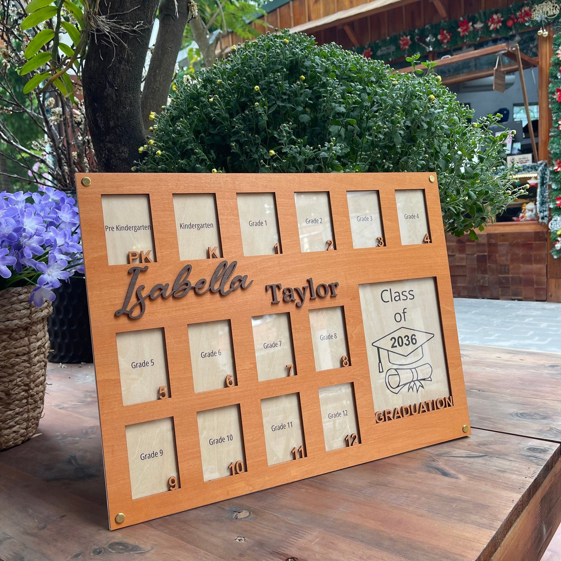 Personalized School Photo Frame: Pre-K to Graduation, Senior Picture Gift