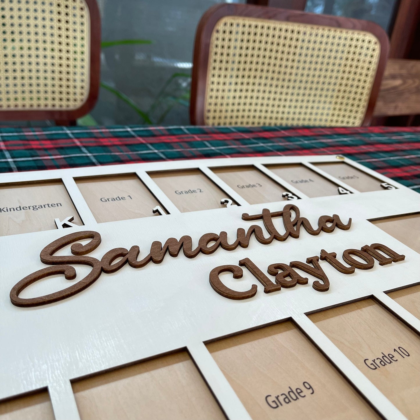 Personalized School Years Photo Frame: Pre K to Graduation Picture Collage