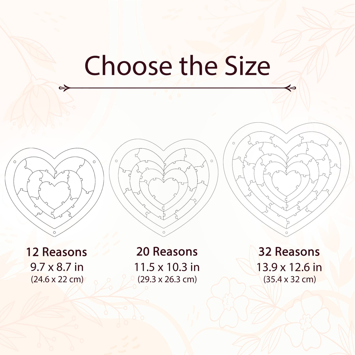 Personalized Reasons Why I Love You Puzzle: Anniversary Photo Gift