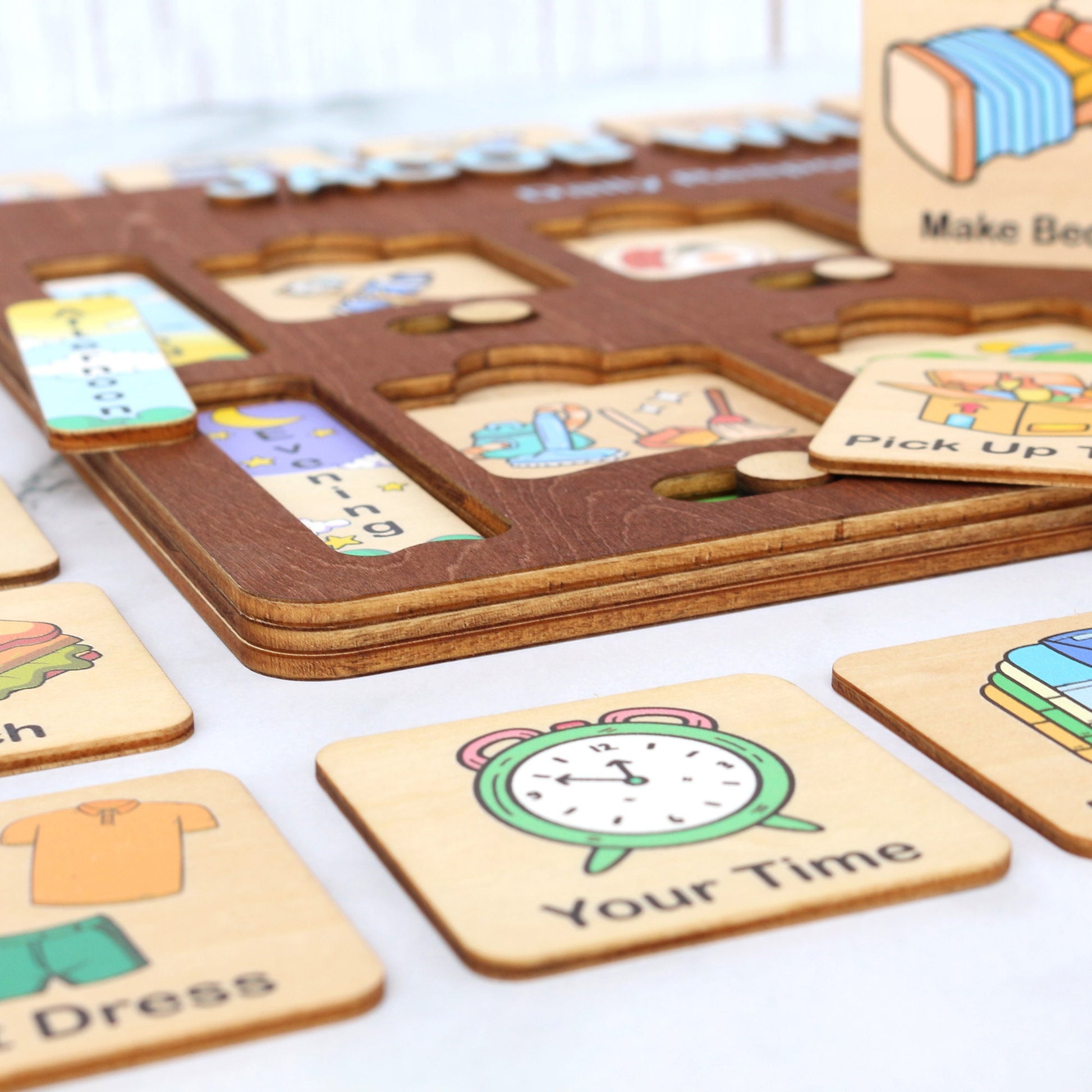 Personalized Kids Chore Chart: Daily Routine Checklist