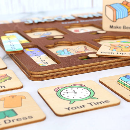 Personalized Kids Chore Chart: Daily Routine Checklist