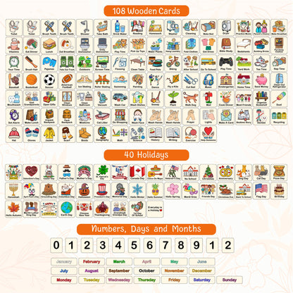 Montessori Kids Chore Chart: Daily Visual Schedule, Homeschool Planner