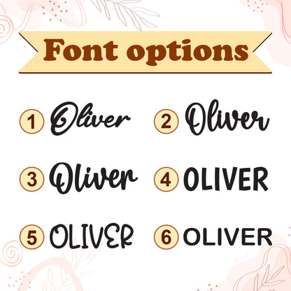 Personalized Giraffe Growth Chart: Wooden Height Ruler, Nursery Decor