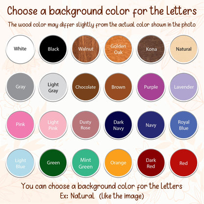 Sunflower Nursery Name Sign: 3D Wooden Floral Wall Art