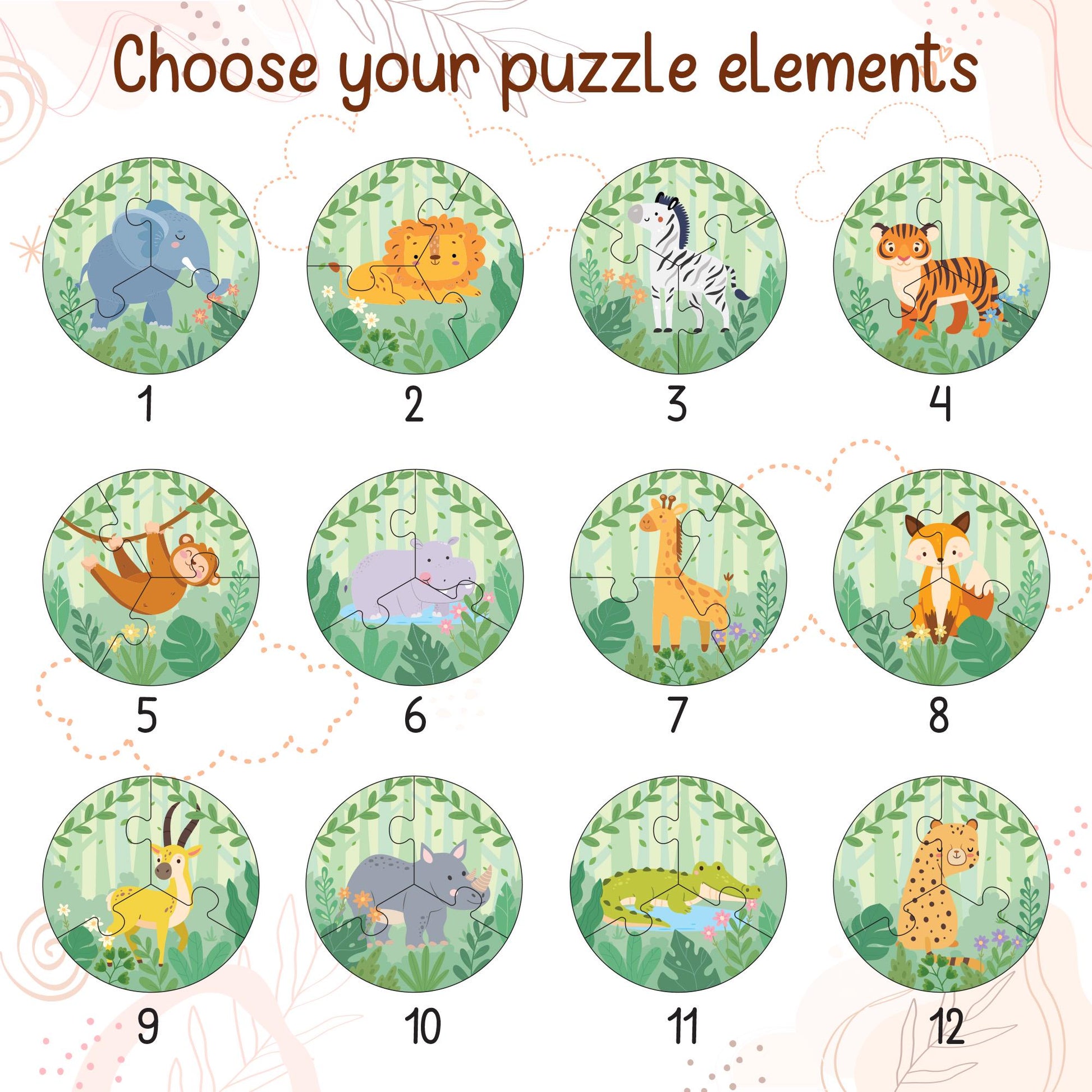 Personalized Name Puzzle: Montessori Toy, Nursery Decor