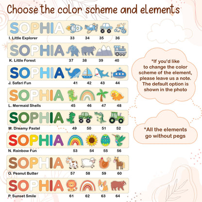 Personalized Name Puzzle Girl | First Christmas Gifts For Toddlers | 1st Birthday Gifts | Montessori Toys | Baby Shower Gifts